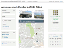 Tablet Screenshot of moodle.maesdagua.pt